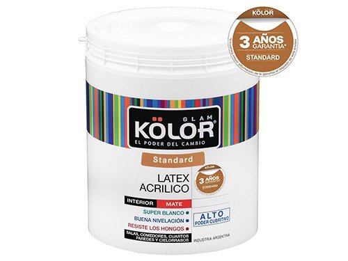 Pintura látex de interior blanco mate antimoho 20 L kolor Kölor