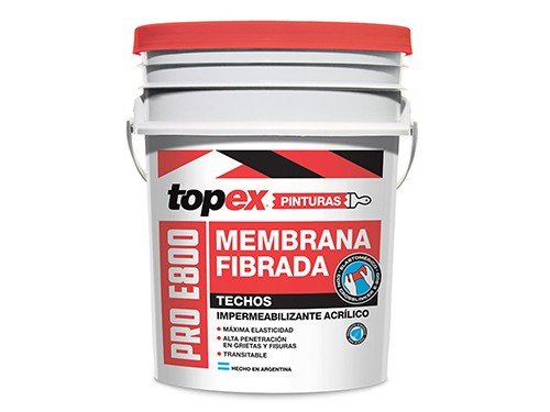 Membrana líquida para techos y muros blanca 20 kg Topex