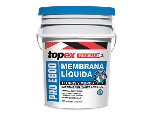 Membrana líquida para techos y muros blanca 20 kg Topex