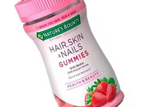 Natures Bounty Hair Skin Nails Gummis Suplemento Gomitas X40