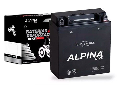 Bateria Alpina 12n5-3b Gel Zanella Zb 110 125 Due Vento 110