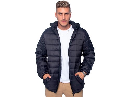 CAMPERA INFLABLE CON CAPUCHA HOMBRE Y DAMA ALPINA PLUMA CORDERITO