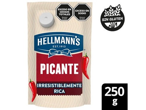 Aderezo Picante Helllmanns x 250 g.