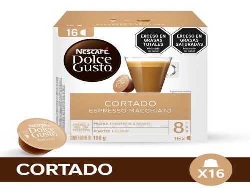 Cápsulas Espresso Macchiato Nescafé Dolce Gusto x 16u