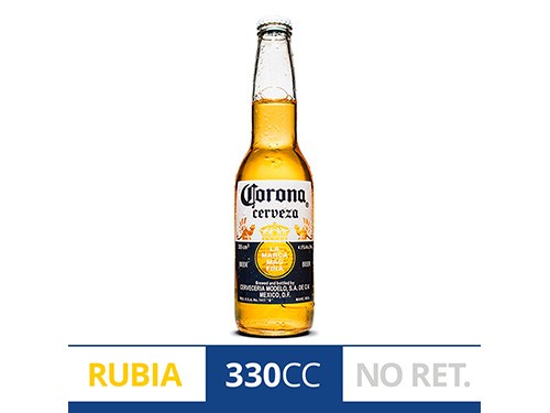 Cerveza Corona Botella No Retornable 330cc x1