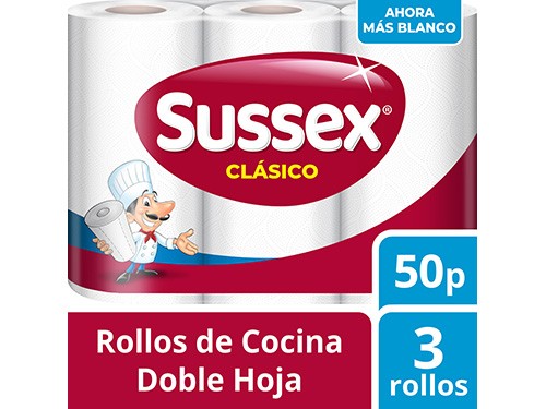 Rollo Cocina Sussex Clásico 50 paños 3 un