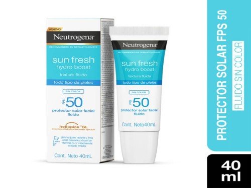 Protector Solar Facial Sun Fluido Fps 50 Neutrogena x 40 cc.