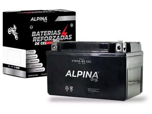 Bateria Alpina Ytx7a-bs Gel Libre De Mantenimiento