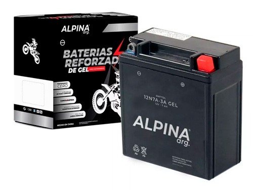 Bateria Gel Alpina 12n7a-3a Motomel Skua Honda Storm