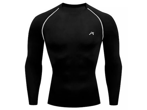 REMERA TERMICA MICROFIBRA DRY FIT ALPINA MANGA RANGLA