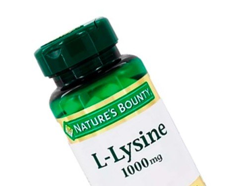 Natures Bounty L-lysine 1000mg Lisina Suplemento Dietario