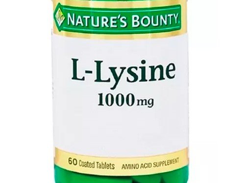 Natures Bounty L-lysine 1000mg Lisina Suplemento Dietario