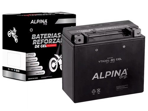 Bateria Moto Alpina Ytx20-bs Gel Libre De Mantenimiento