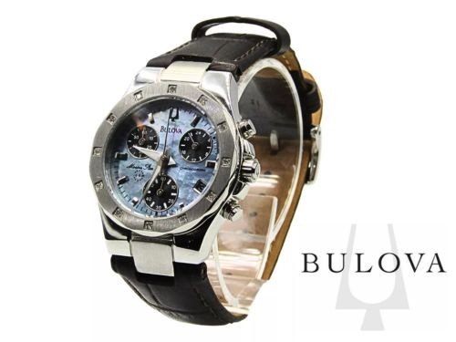 Reloj Bulova 96r30 Marine Star Dama 12 Diamantes