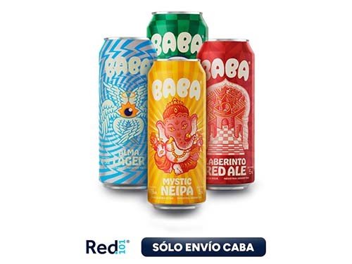 Combo Baba Cerveza Red Light Edition - ENVÍO SOLO CABA