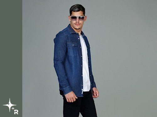 CAMISA DENIM BLUE SAINT