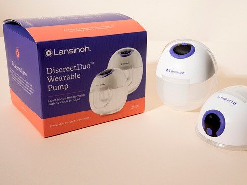 Sacaleches inalámbrico Discreet Duo sin cables ni tubos Lansinoh