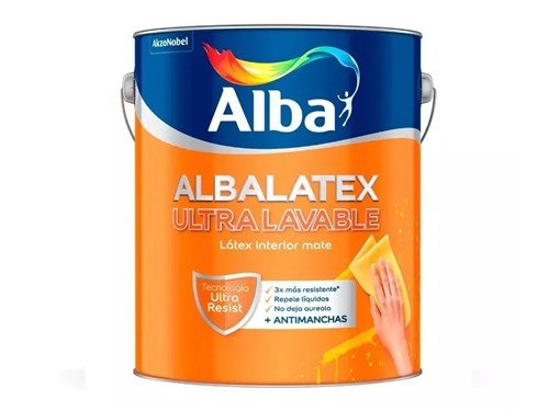 Pintura látex interior mate Albalatex Ultralavable 20 litros