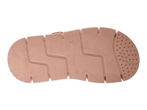 Sandalias Popy´S Mujer Plataforma Con Velcro