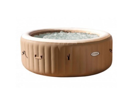 SPA INFLABLE INTEX BURBUJAS REDONDO 196X71CM. 4 PERSONAS