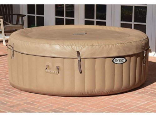 SPA INFLABLE INTEX BURBUJAS REDONDO 196X71CM. 4 PERSONAS