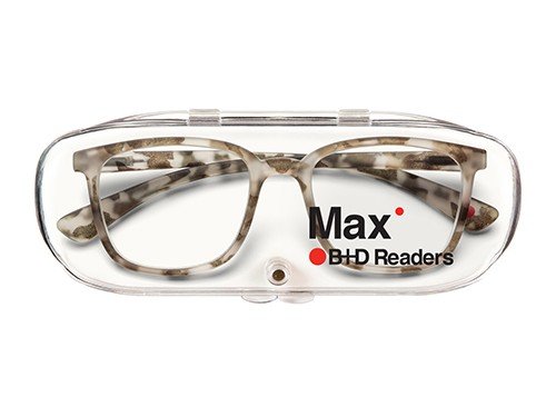 Lentes pregraduados de lectura Max Grey Tortoise B+D Readers