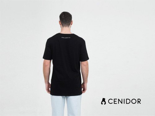 Remera Oversize Negra Apparel 40% OFF Cenidor