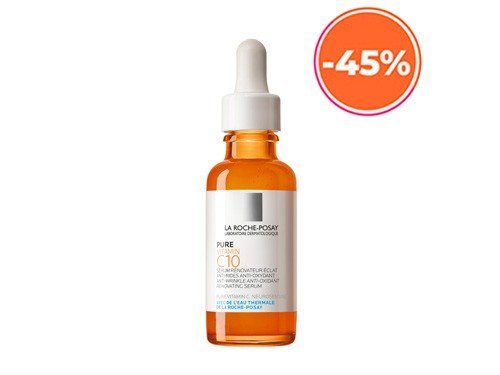 Pure Vitamin C 10 Serum Facial Antioxidante La Roche Posay 30 Ml