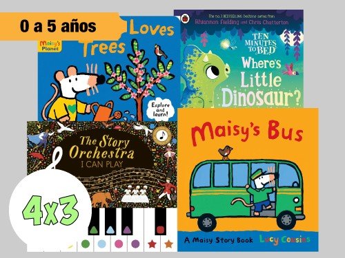 First books for children - 0 to 5 years - 4 x 3