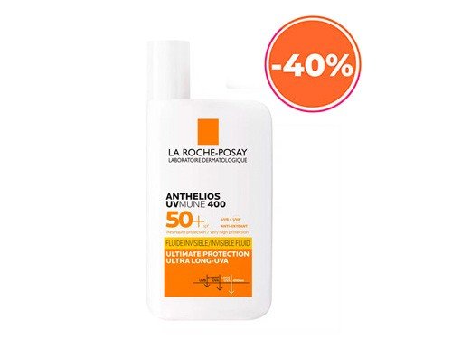 Protector Solar Anthelios UV Mune 400 Fluido Invisible La Roche Posay