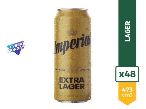 Cerveza Imperial Lager 473cc x 48