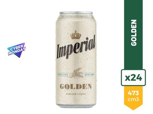 Cerveza Imperial Golden 473cc x 24