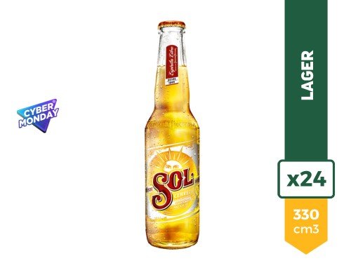 Cerveza Sol 330ml x24