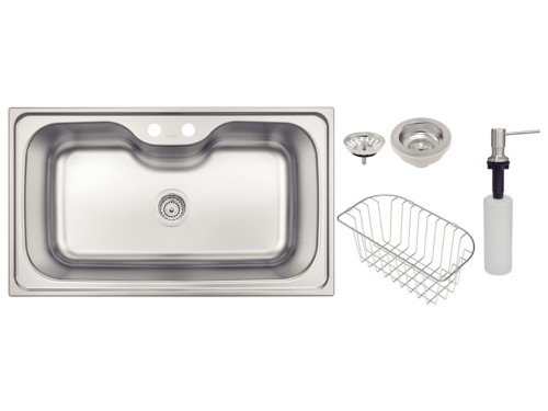 Bacha simple de cocina morgana maxi 78fx satinada Tramontina