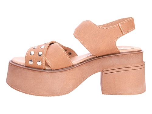 Sandalias Pigat Mujer Cruzada Con Tachas