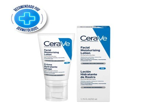 Cerave Loción Hidratante Para Rostro Para Piel Normal A Seca X 52 Ml