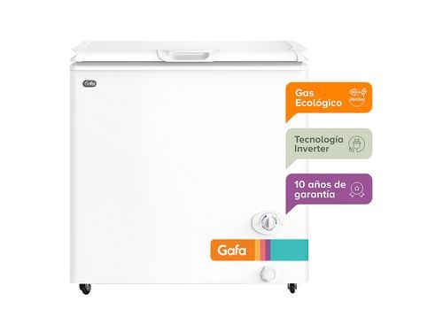 Freezer Gafa Horizontal Inverter 206l Blanco Fghi200b-M