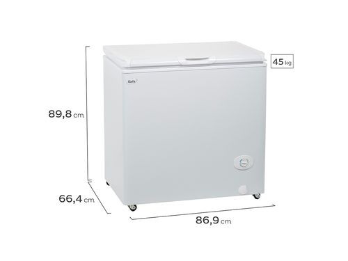 Freezer Gafa Horizontal Inverter 206l Blanco Fghi200b-M