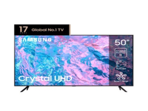 Smart Led TV 4K 50" UN50CU7000GCZB Samsung