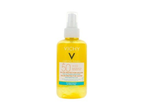 AGUA PROTECTORA VICHY CAPITAL soleil hidratación FPS50 x 200 ml