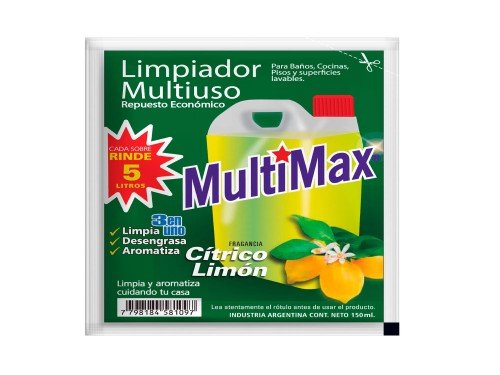 Limpiador Multiuso Citrico Multimax -Pedido Mínimo: $110.000 SOLO CABA