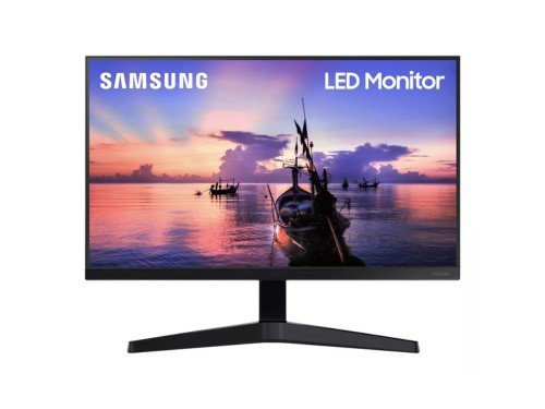 Monitor Led Samsung 24'' Ips 75hz azul grisáceo oscuro