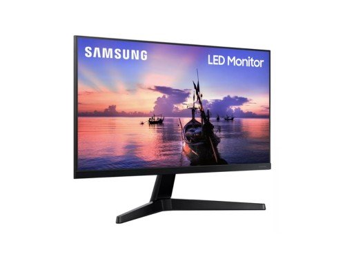 Monitor Led Samsung 24'' Ips 75hz azul grisáceo oscuro