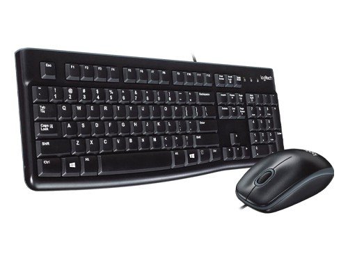 Kit de Teclado y Mouse Logitech MK120 USB en Español