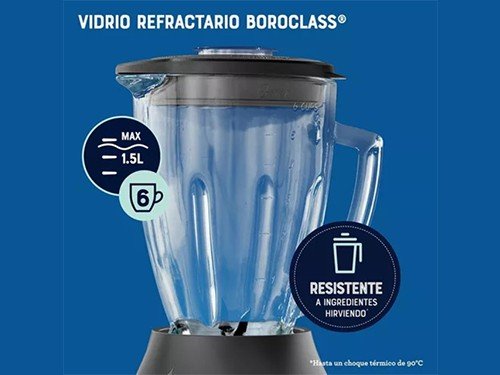 Licuadora Oster 1.5Lts con Vaso Pantalla Tactil OSBLSTPYG1312X