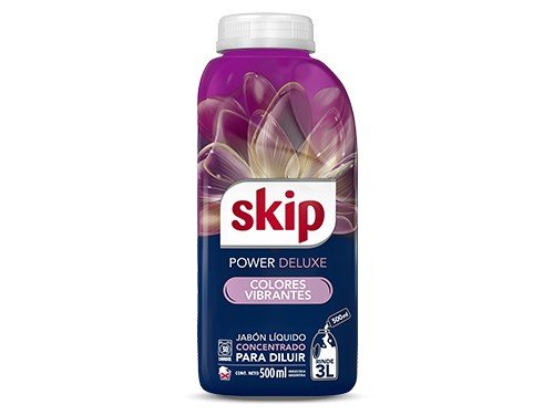 Jabón Líquido Concentrado P/diluir Skip Power Deluxe 500 Ml