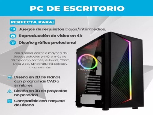 PC Gamer i7 16Gb SSD 480Gb + RX 580 8Gb