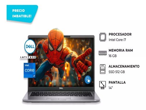 Notebook Tactil Dell Latitude I7 8va 16gb Ssd 512gb W10p