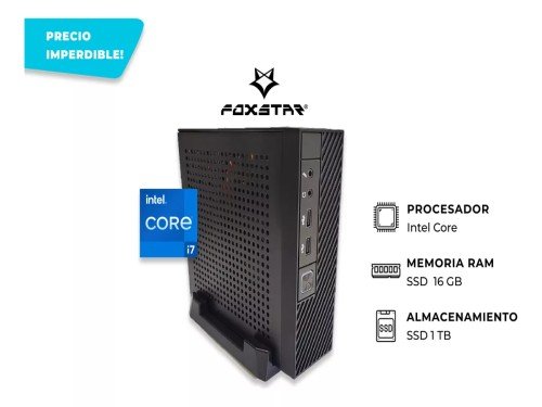 Mini PC Foxstar i7 16Gb SSD 1Tb