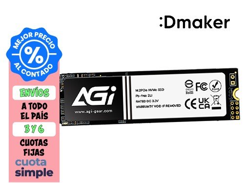 DISCO INTERNO SSD 256GB AGI M.2 - 4 PCIE GEN 3